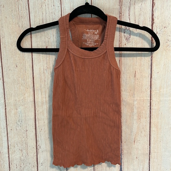 NWOT Intimately free people ribbed seamless tank - Picture 8 of 10